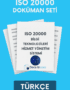 ISO 20000 Doküman Seti - Şablon - Türkçe