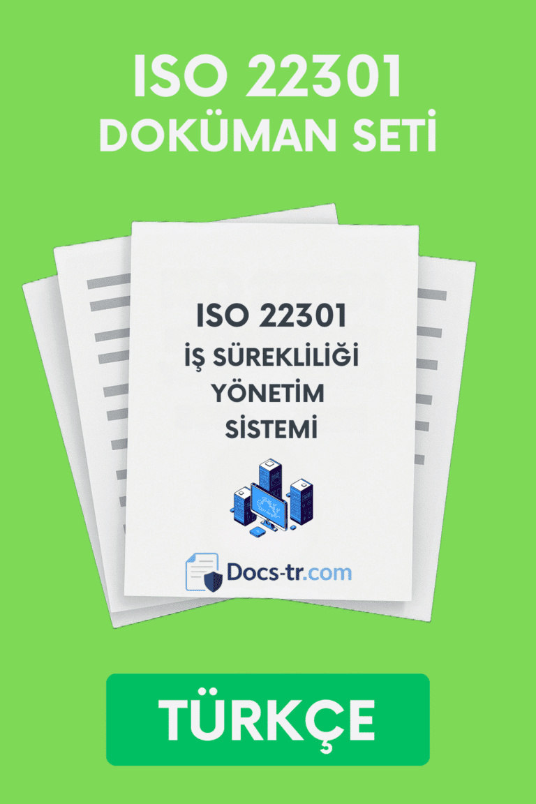 ISO 22301 Türkçe Doküman Seti İndir