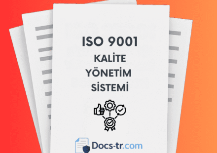 ISO 9001 Türkçe Doküman Seti İndir
