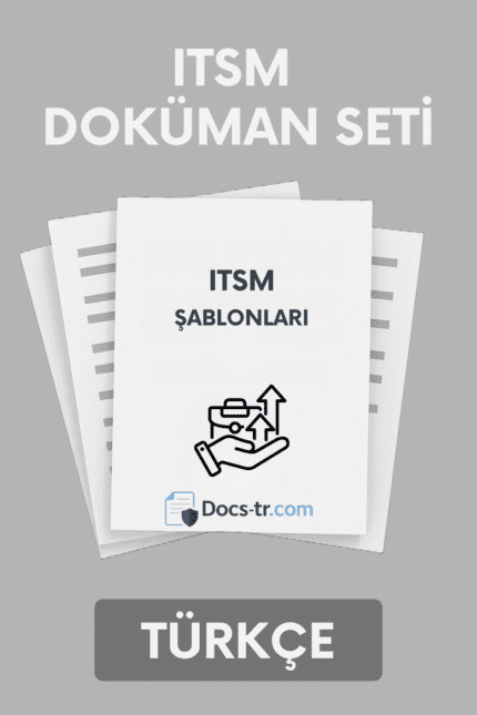 ITSM Doküman Seti - Şablon - Türkçe