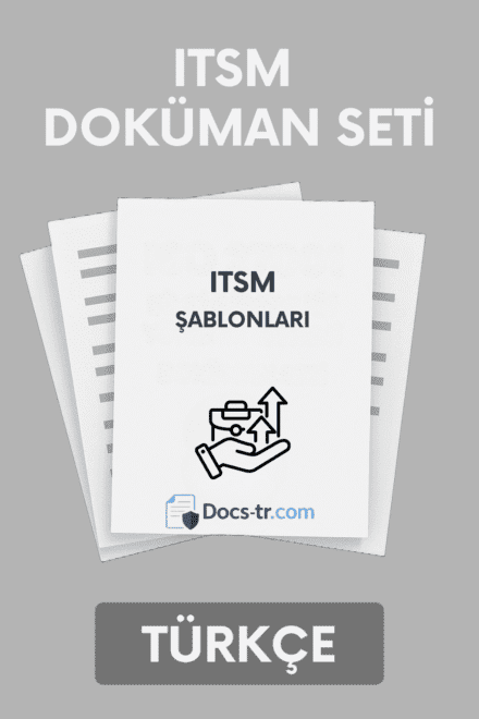 ITSM Şablon Türkçe Doküman Seti İndir