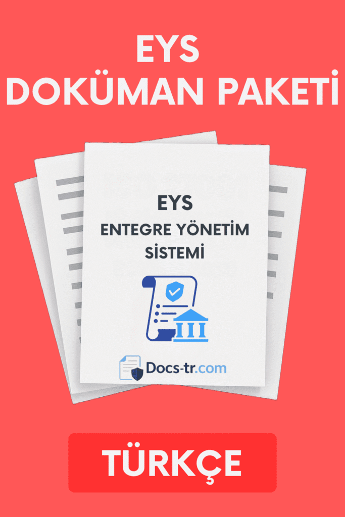 Entegre Yönetim Sistemi Doküman Seti