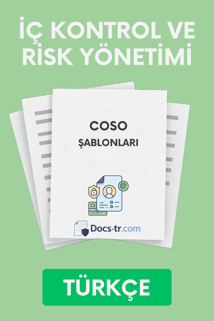 COSO Doküman Seti - İç Kontrol ve Risk Yönetimi