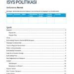 ISO 22301 - İSYS Politikası